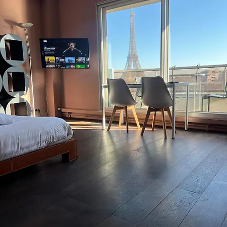 Luxury Suite View Eiffel Tower Paris 16Th Trocadero Exterior photo
